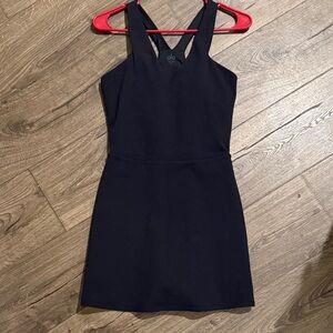 ALO Yoga Women's Sleek Black Mini Dress